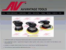 Tablet Screenshot of airvantagetools.com